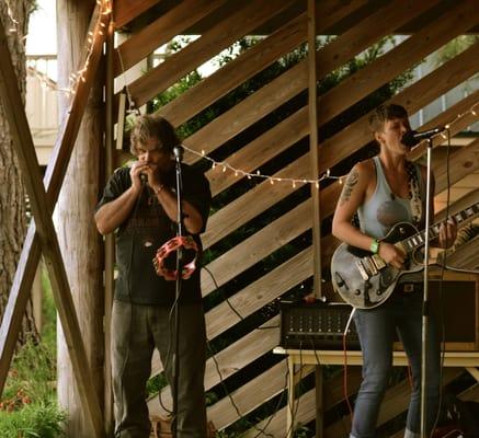 Kelly West sang some sweet tunes for us at the first Glow Yoga anniversary party in May of 2014!