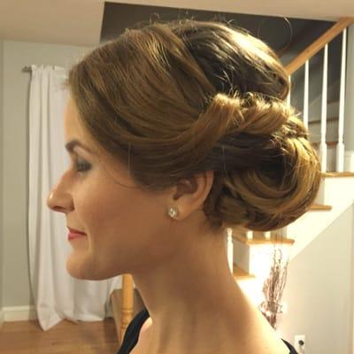 Gorgeous up do!