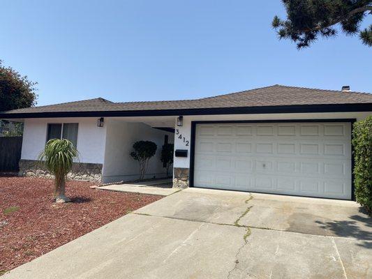 Home sweet home!  Full Cool Wall and landscaping on this home. Final result came out fire!