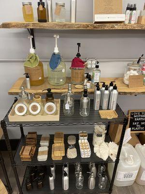 Multiple soap scents, pumps, accessories