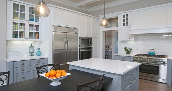 Kitchen of a custom built home we built downtown Pleasanton.