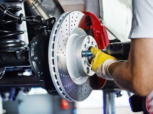 We can repair your brakes with life time warrenty parts.