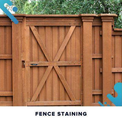 Fence Staining