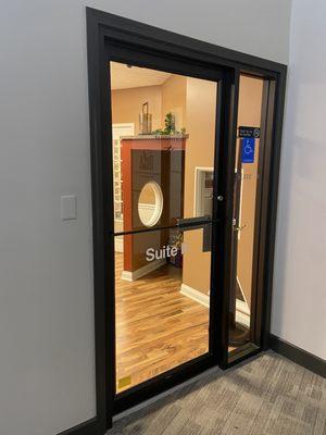 Door into office