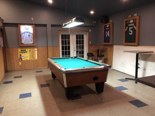 Pool room