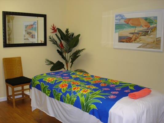 Massage & facial room