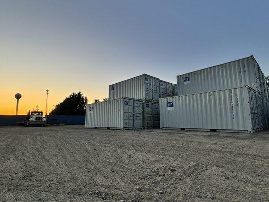 Shipping container for storage