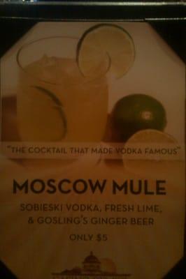 If you like ginger, must try this! They mix it with Gosling's Ginger Beer!