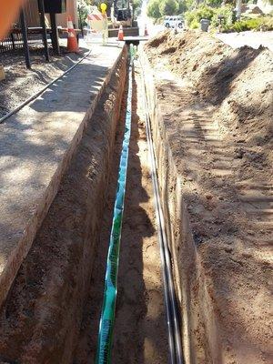 Trenching and underground utility installation in San Diego, CA