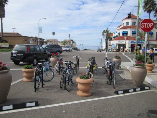 Bike Corral in Riviera Village