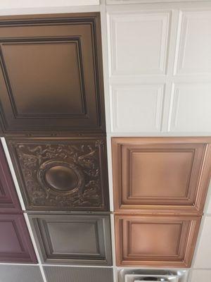 Ceiling panel options