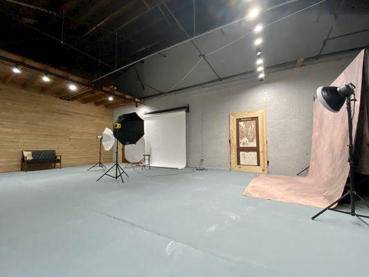 Our studio space can be rented by the hour.