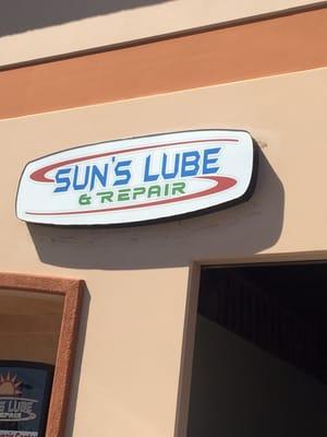 Sun's lube & repair