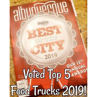 Voted Top 5 Food Truck 2019