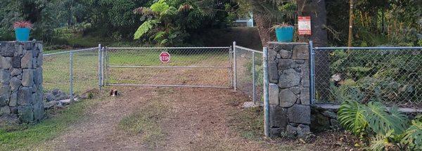 Not only do I have nicer gate, it's custom made for my driveway angle.