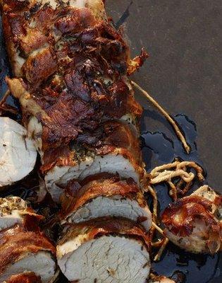 Roasted Pork Tenderloin with Balsamic Red Onion Chutney