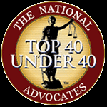 Top 40 Under 40 Matrimonial and Family Law specialty, an honor given to only a select group of lawyers in this industry.