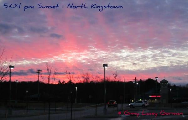 North Kingstown sky real estate- sunset