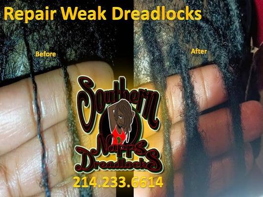 Repair Weak Dreadlocks