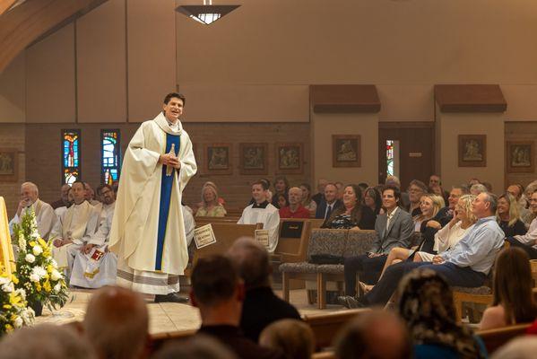 Father Seamus, First Mass, June, 2023.