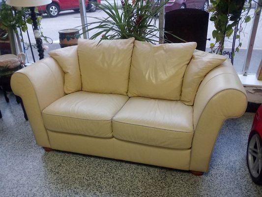 Sofa, Leather Sofa, Furniture