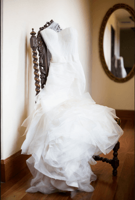 Vera Wang Farrah Gown altered by Consuelo