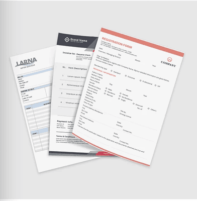 Show perfect form with custom printed forms. We will print forms to meet all of your business needs including internal forms, checklists