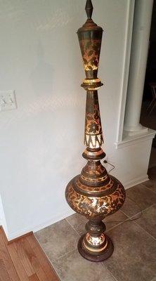 Ventage TALL BRASS LAMP for sale. asking $400 or best offer