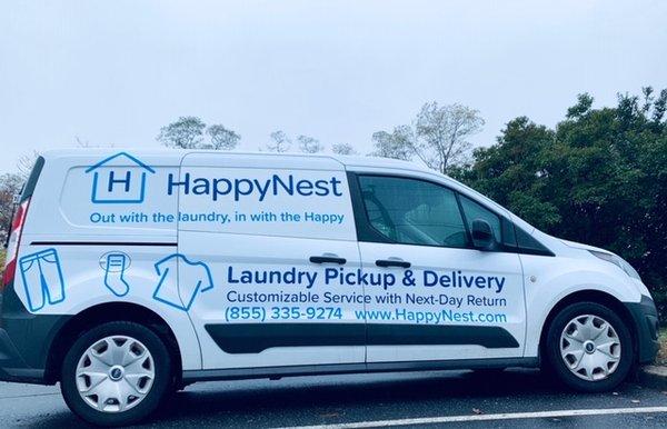 Laundry Pickup and Delivery Services by HappyNest