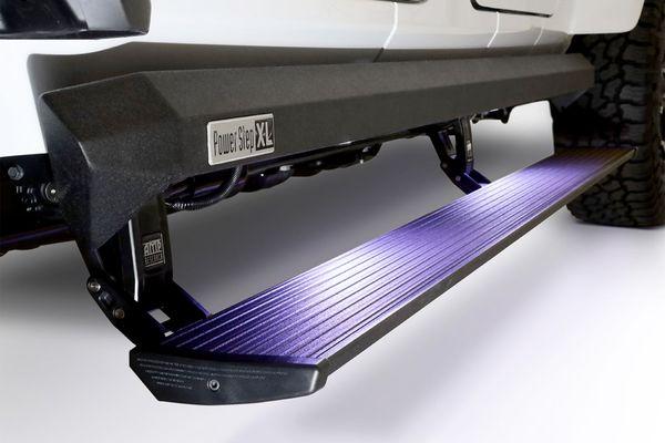 AMP ELECTRIC RETRACTABLE STEPS
AVAILABLE FOR TRUCKS AND SUV'S