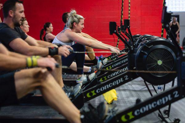 Rowing is a big part of all our tiers of training.  Rowing is a perfect indoor conditioning workout that hits the entire body.