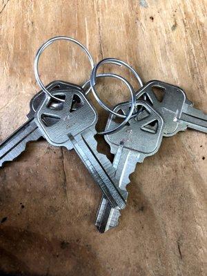 New keys for your home