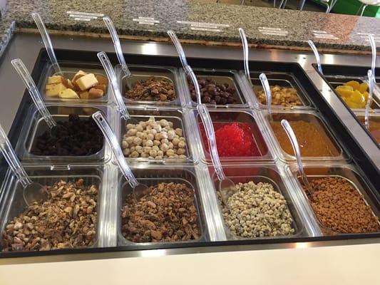 Frozen toppings