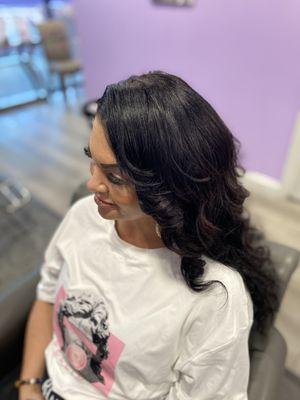 Braidless sew-in