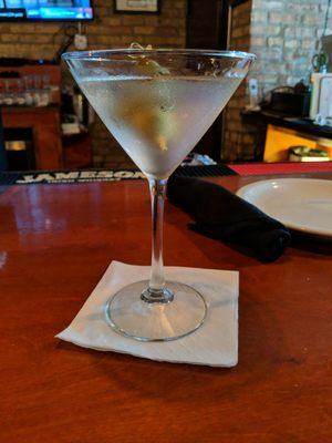 The Vesper martini. Quite nice.