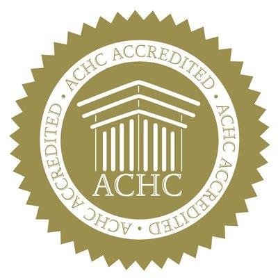 We are a ACHC accredited agency.