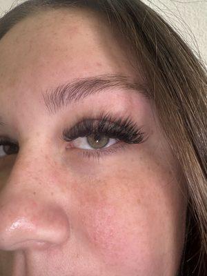 Volume lash extensions