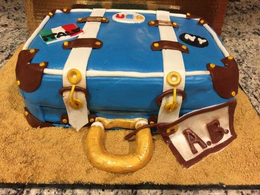 Suitcase Cake for Ashanti