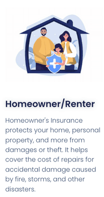 Homeowner/Renter Insurance