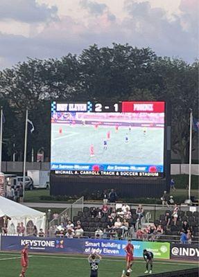 2-1 Indy Eleven wins!!!