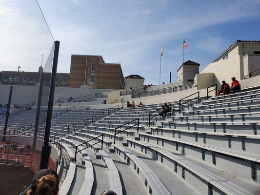 Bleacher style seating