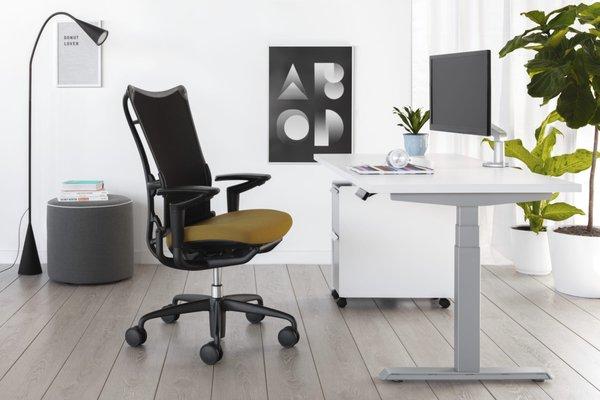 Height Adjustable Desk
 Allsteel 19 Task Chair