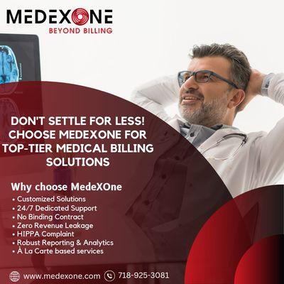 Experience the Difference with MedeXOne: Streamlined Billing and Increased Reimbursement. Let's chat! We offer free consultations to discuss