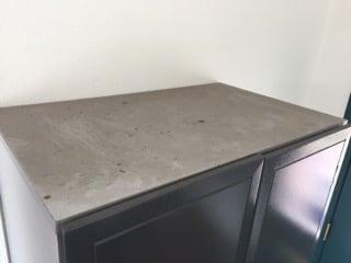 Top of cabinet