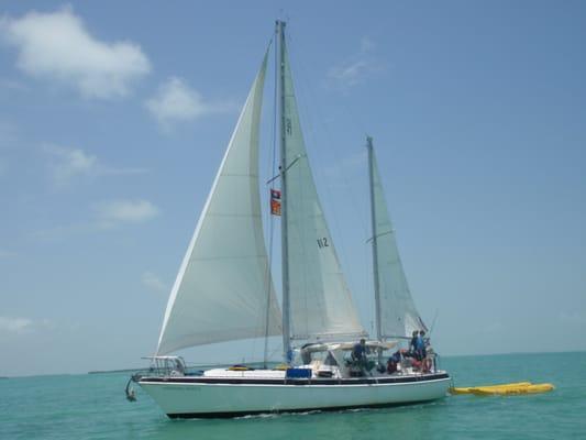 Calm water sailing