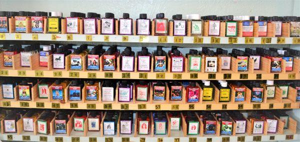 More than 60 different oils for dressing candles.