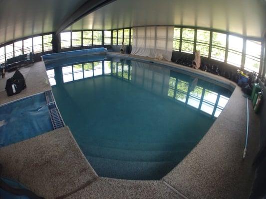 Indoor, heated pool