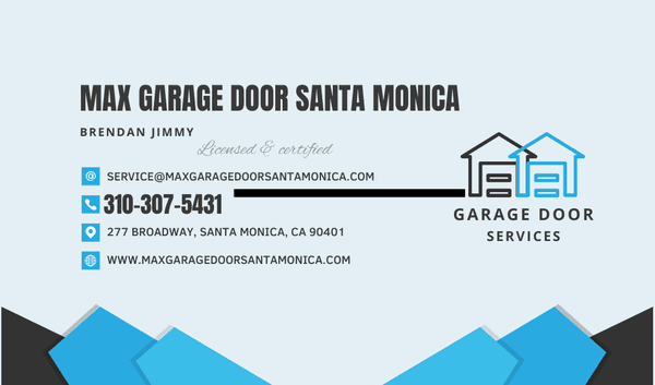 Max Garage Door Santa Monica