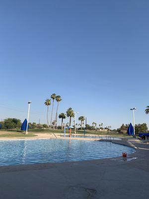 Main pool and wading pool