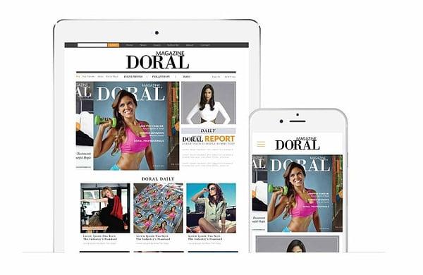 Doral Magazine Website Design Proposal by Thruads.com Corp. Visit our website: http://www.thruads.com